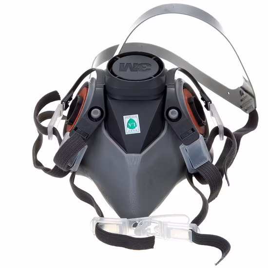 Demi-visage chimique masque réutilisable demi-visage respirateur anti-poussière de construction industrielle masque à gaz, 6200, 7500, 7502, demi-masque facial, respirateur à gaz